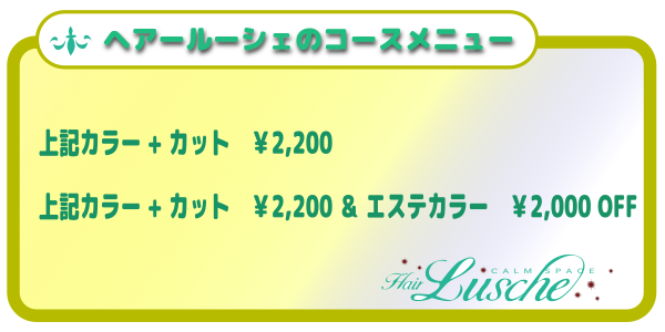 コースメニューのご利用がお得です